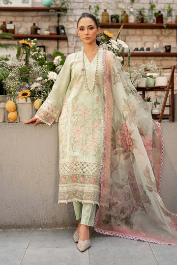 “Danak 3PC Embroidered Suit with Wool Shawl – D533”