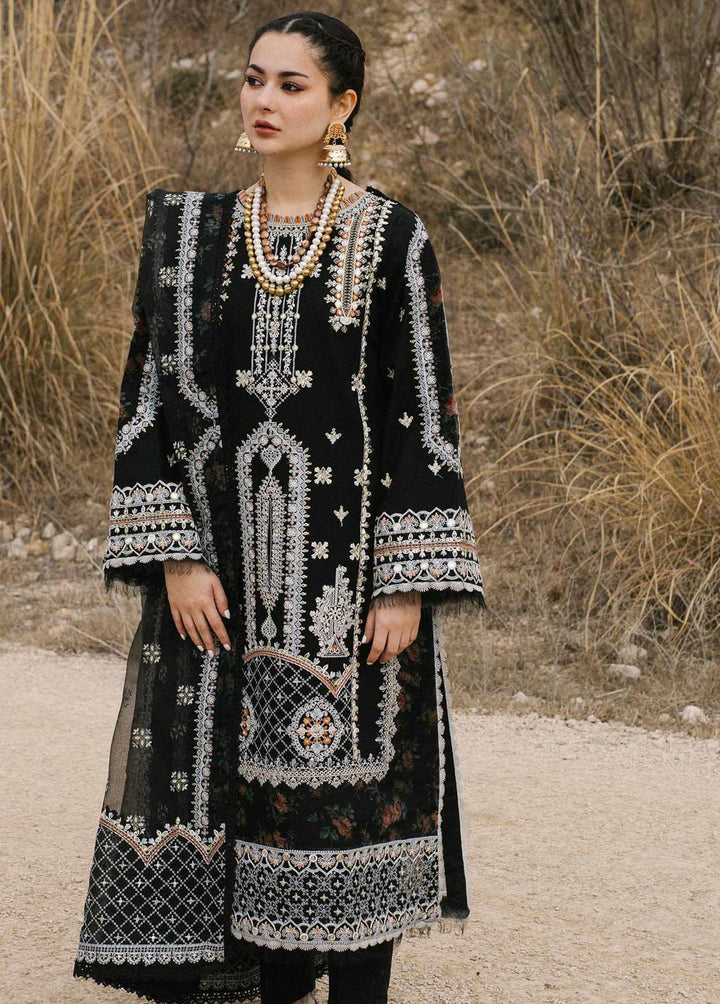 3PC DANAK EMBORIDED SHIRT PLAIN TROUSER DANAK SHAWL