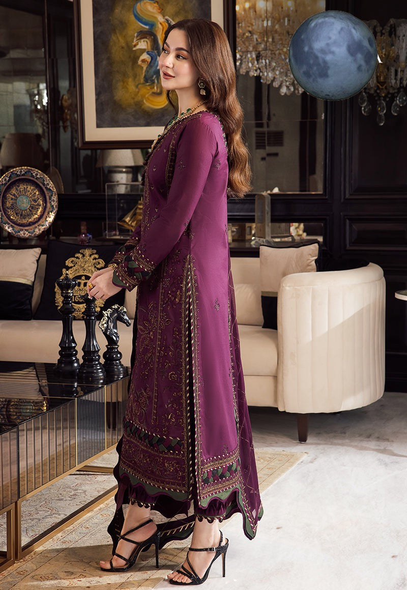 3PC DANAK EMBORIDED SHIRT PLAIN TROUSER  DANAK SHAWL