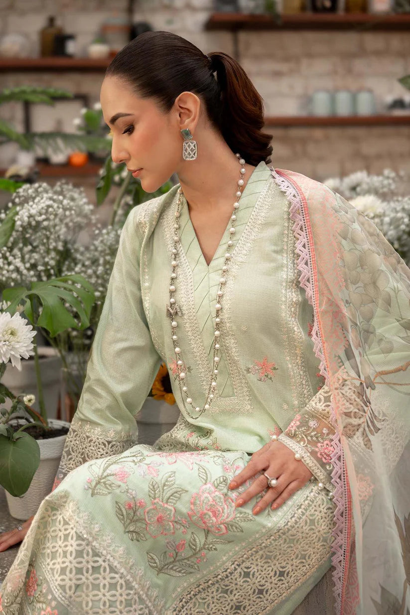 “Danak 3PC Embroidered Suit with Wool Shawl – D533”