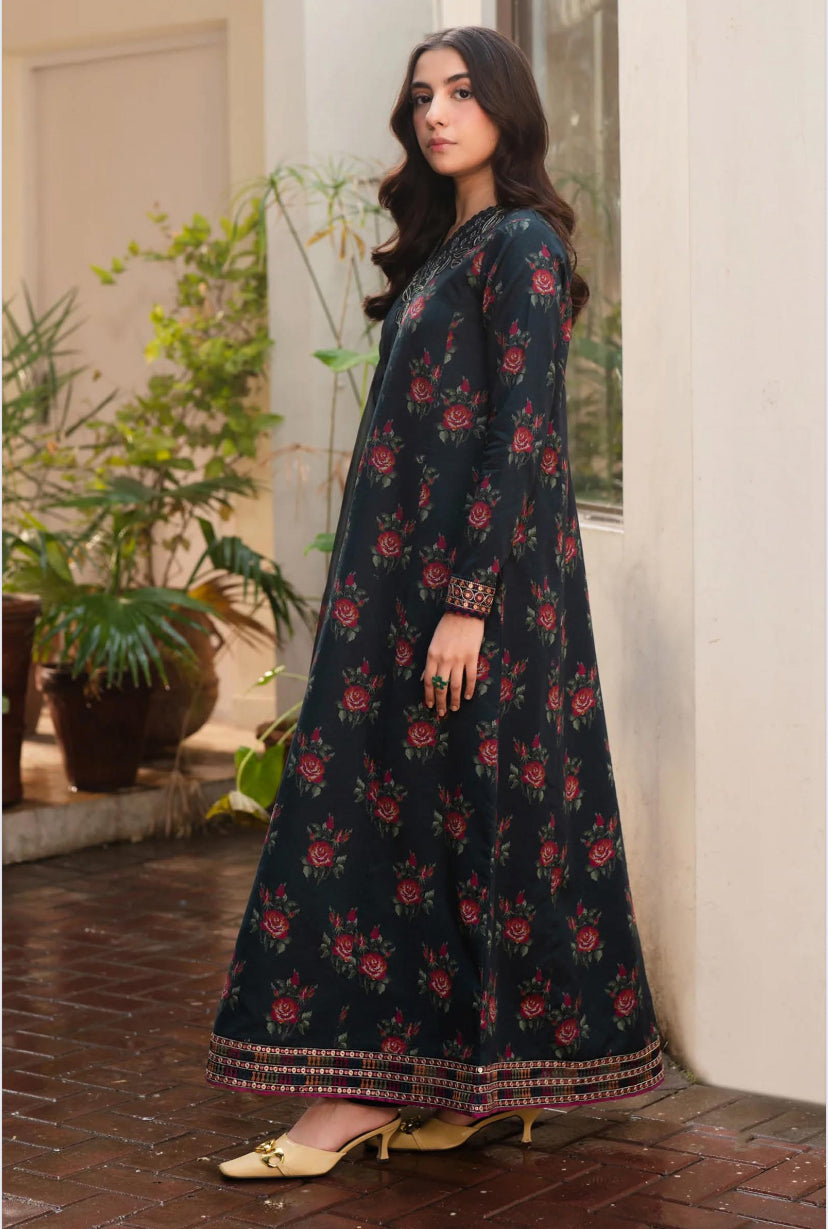KHADDAR 3PC PRINTED UNSTITCHED ALLOVER 909-RR
