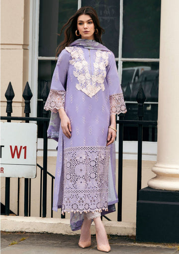 “Dhanak 3PC Embroidered Suit with Wool Shawl”
