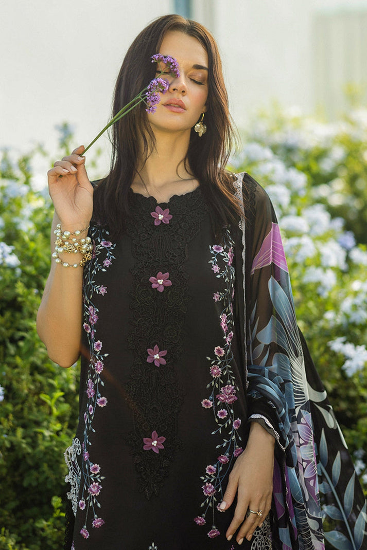 “Dhanak 3PC Embroidered Suit with Wool Shawl – 4626-AL”