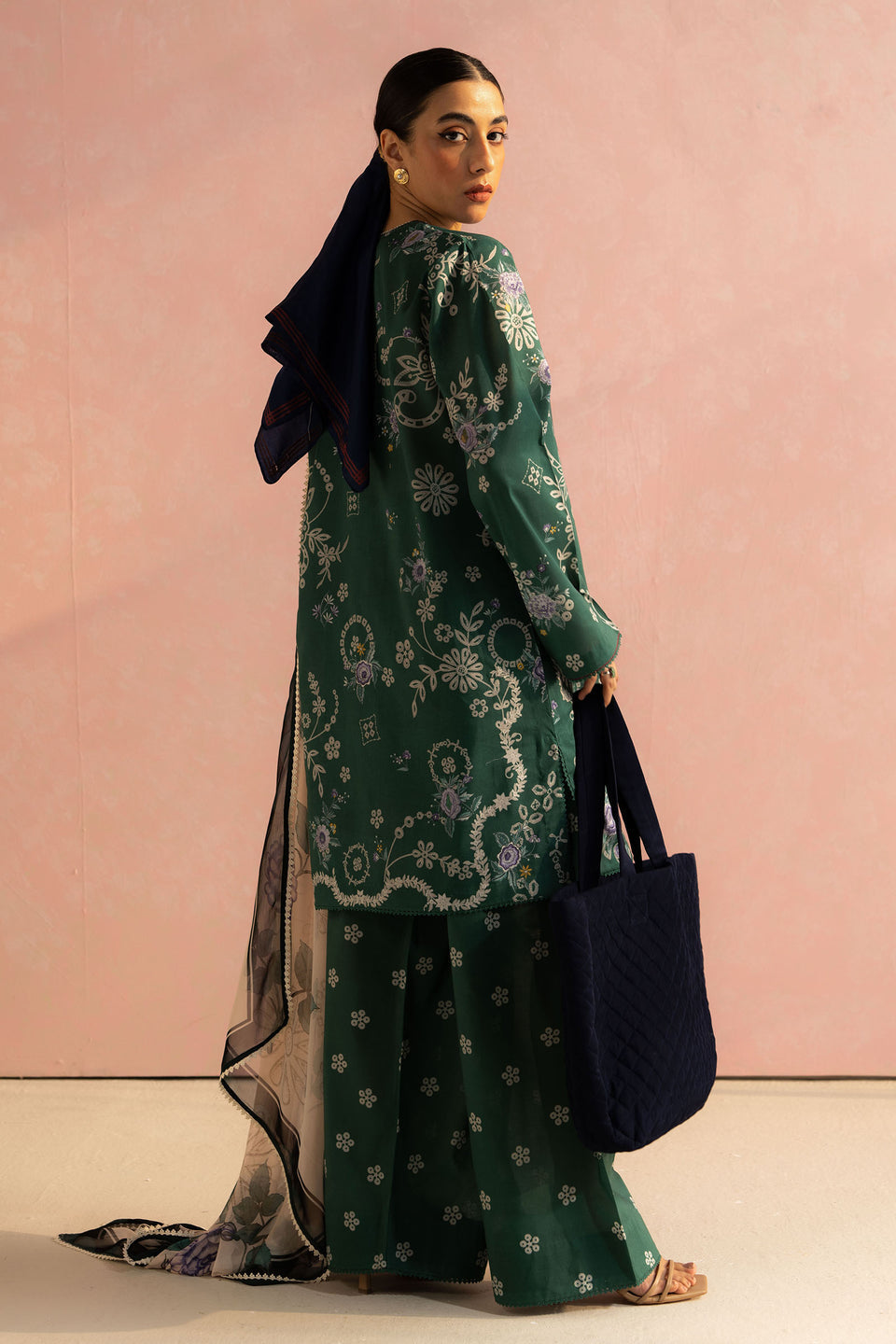 LAWN 3PC ALLOVER PRINTED SHIRT TROUSER DUPATA