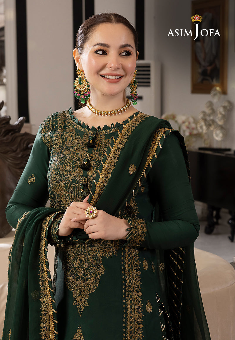 Asim jofa 3PC LAWN EMBROIDERED chiffon embroidered DUPATA
