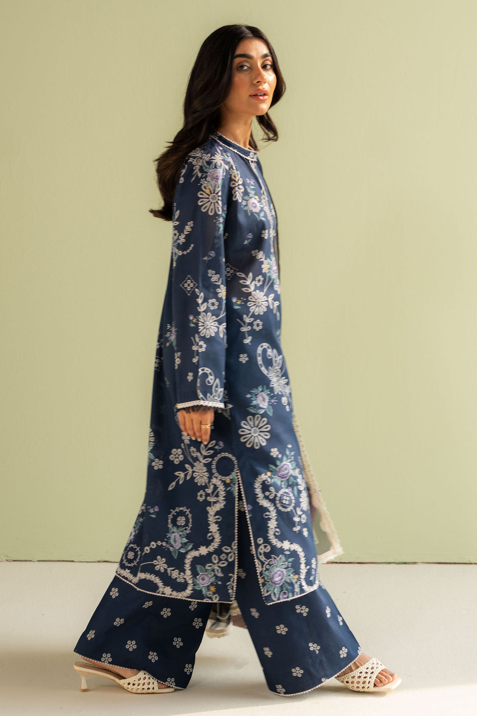 LAWN 3PC ALLOVER PRINTED SHIRT TROUSER DUPATA
