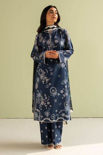 LAWN 3PC ALLOVER PRINTED SHIRT TROUSER DUPATA