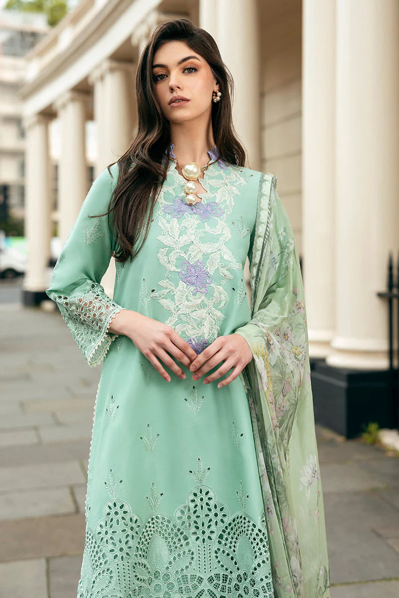 BRISTOL BEAUTY 3PC LAWN SUMMER 25 CHIKENKARI D-1151