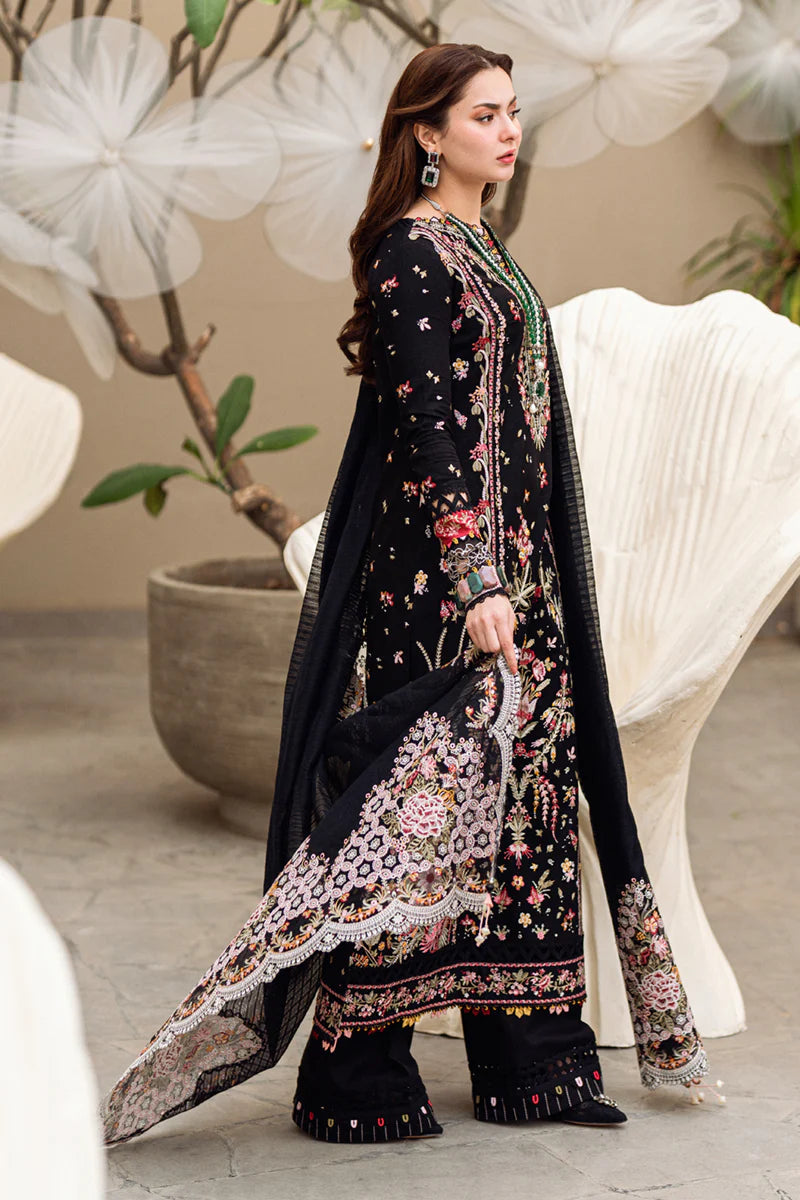 3PC LAWN EMBROIDERED SHIRT chiffon embroidered DUPATA 11001