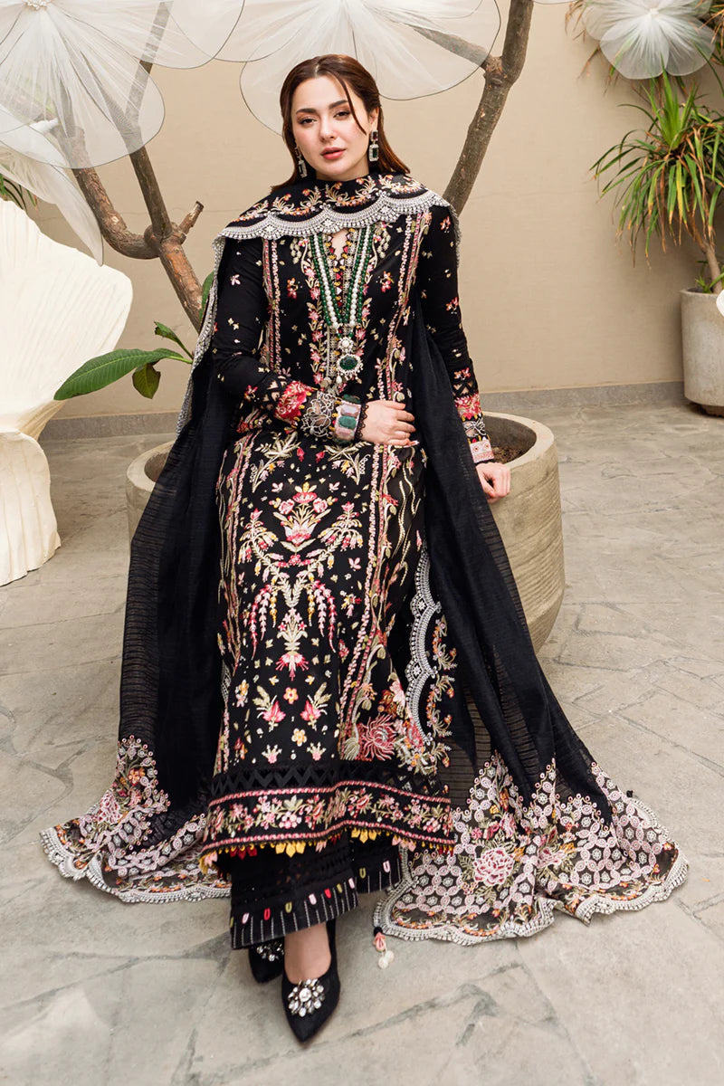 3PC LAWN EMBROIDERED SHIRT chiffon embroidered DUPATA 11001