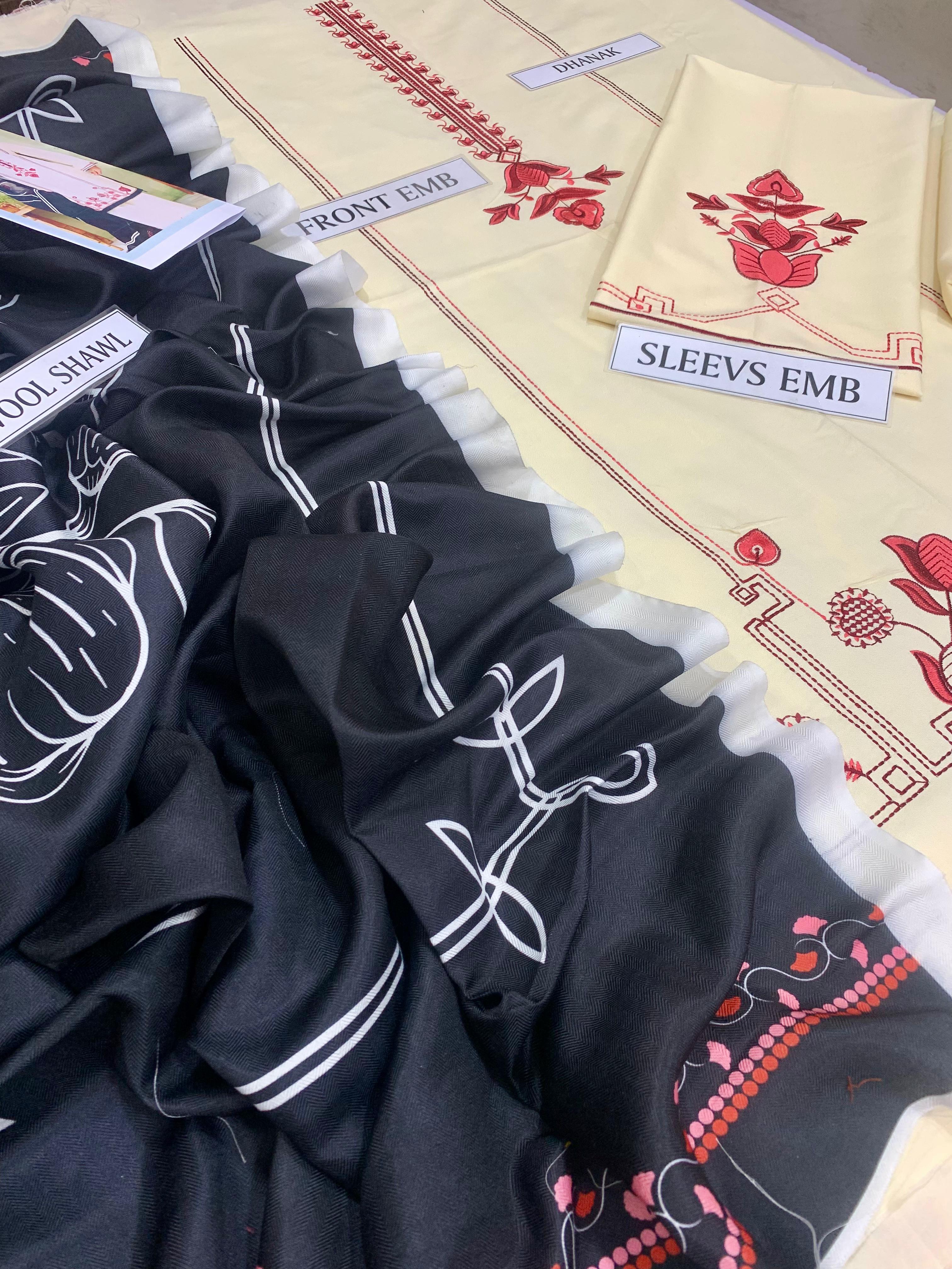 Coco By Zara Shahjahan Embroidered Jacquard